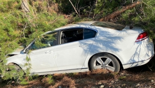 Denizli'de trafik kazası: 1 yaralı 