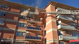 Elazığ'da yangın 6 kişi dumandan etkilendi