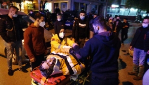 Elektrikli bisiklet ticari araç çarptı