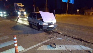 Gediz'de trafik kazası: 2 yaralı 