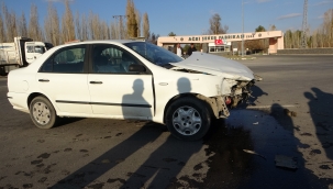 Hız yapan araç kazaya sebep oldu