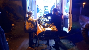 İkinci kattan atlayan kadın yaralandı