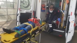 Kayalıklardan yuvarlanan çocuk yaralandı 