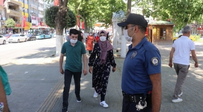 Malatya'da 24 şahsa maske cezası 