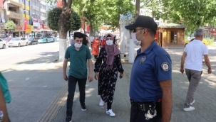Malatya'da 24 şahsa maske cezası 
