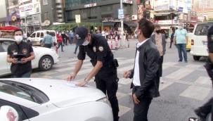 Maske takmayan 56 kişiye ceza! 