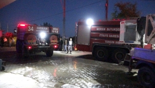 Müstakil evin deposunda yangın