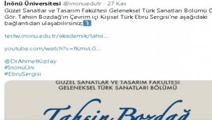 Online ebru sergisine ilgi 