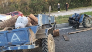 Otomobil patpata çarptı: 2 yaralı 