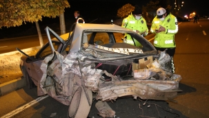 Otomobiller hurdaya döndü: 7 yaralı