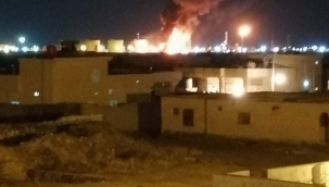 Petrol rafinerisine roketli saldırı