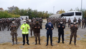 PÖH'ler dualar eşliğinde yola çıktı! 