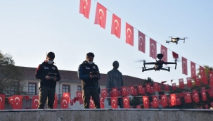 Polis ekiplerinden droneli denetim! 