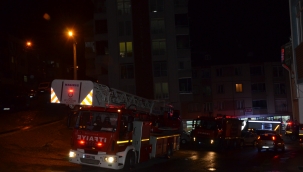 Prizde unutulan ütü yangına neden oldu 