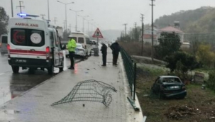 Samsun'da trafik kazası: 2 yaralı 