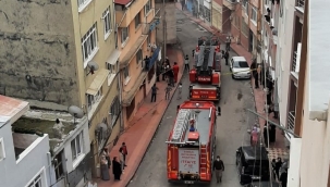 Yangında bir kişi hastanelik oldu