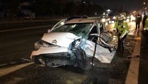 Zincirleme kaza: 1'i ağır 3 yaralı