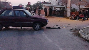 16 yaşındaki sürücü kaza yaptı: 1 yaralı 