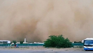 Arjantin'i dev kum fırtınası vurdu 