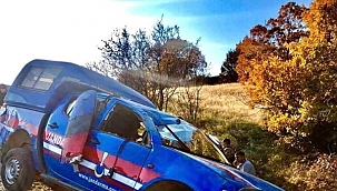 Askeri araç devrildi: 5 asker yaralı!