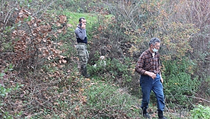 Avlanmak isterken kendini vurdu 