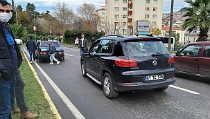 Aynı yerde iki ayrı kaza!