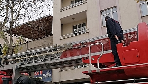 Damdaki yangın paniğe neden oldu 