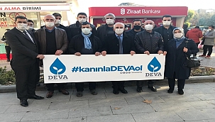 DEVA Partisi'nden kan bağışı!