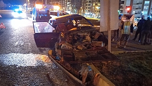 Edremit'te kısıtlamada kaza: 1 ölü 