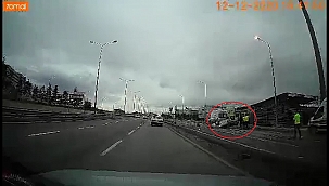 Eskişehir'de otomobil takla attı