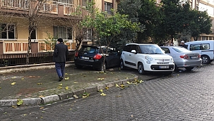 Fren yerine gaza bastı ortalık karıştı