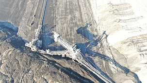 Göçük alanı drone ile görüntülendi 