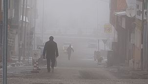 Göle'de hava sıcaklığı eksi 21 derece oldu 
