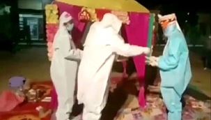 Hintli çifti korona virüs bile ayıramadı 