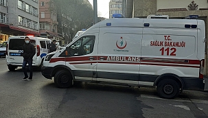 Kamyon oto parkta yandı