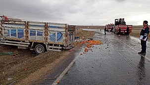 Kamyon şarampole uçtu: 2 ölü 2 yaralı 