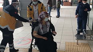 Kocası bıçakladı polise sığındı!