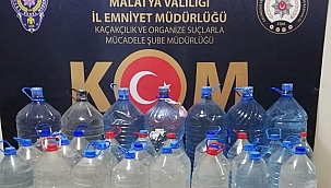 Malatya'da 321 boğma rakı ele geçirildi 