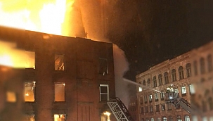 New York'ta korkutan yangın 