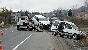 Ordu'da trafik kazası: 2 yaralı 