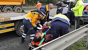 Otomobil arazi aracına çarptı: 1 yaralı