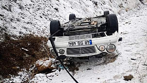 Otomobil takla attı: 4 yaralı