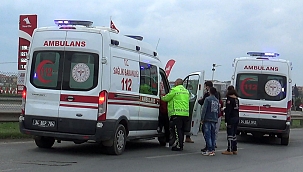 Otomobil yayaya çarptı: 1 yaralı 