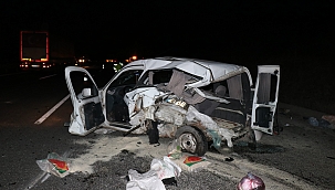 Otomobilin çarptığı sürücüsü öldü