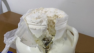 Peynir bidonunda esrar sevkiyatı 