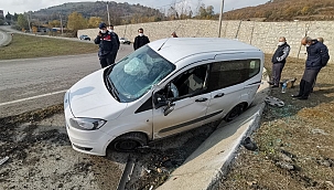 Samsun'da trafik kazası: 1 yaralı 