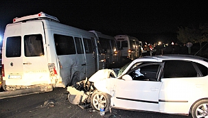 Şanlıurfa'da zincirleme kaza: 3 yaralı