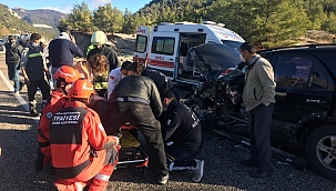 Seydikemer'de trafik kazası: 1 yaralı 