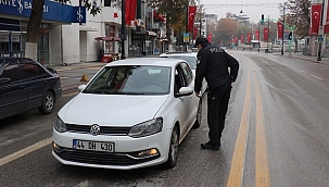 Malatyalılar evde kaldı! 