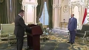 Suudi Arabistan'da yemin etti